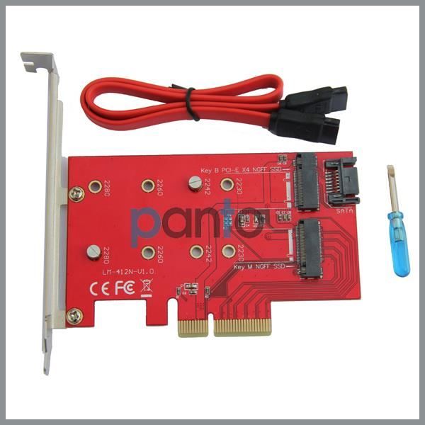 M2 NGFF NVME vers SATA 3.0 6G Carte D'extension M.2 Clé M PCIE NVME pour Disque Dur SATA M2 NGFF NVME vers SATA 3.0 6G Carte D'extension M.2 Clé M PCIE NVME pour Disque Dur SATA