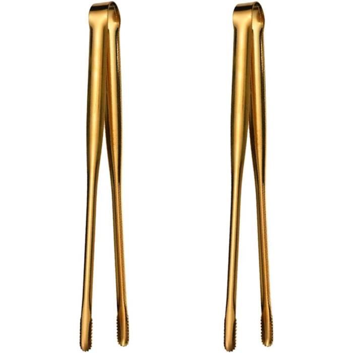 2Pcs Stainless Steel Kitchen Tongs Korean Japanese Barbecue Tongs Long