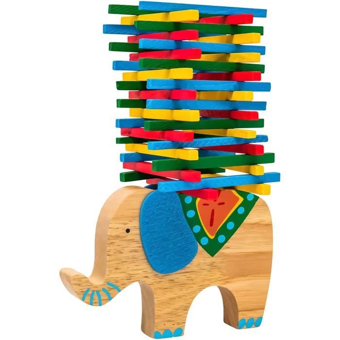 Jouets ?�ducatifs pour b?�b?�,Jouet d'empilage Montessori en Bois pour Apprendre la dext?�rit?� avec 