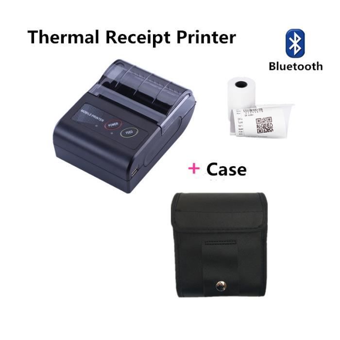 Mini imprimante thermique portable sans fil Bluetooth pour