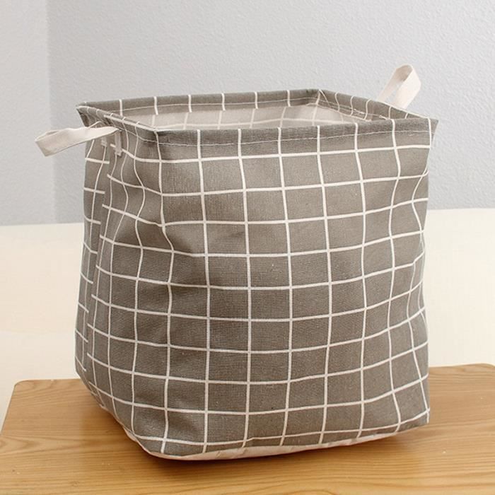 Panier D'Escalier Pliable En Forme De L Avec Poignées - Rangement Pour Linge, Jouets Et Plus - 40x40x25cm