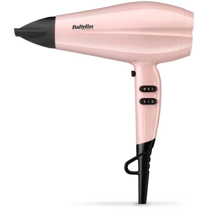 Sèche-cheveux Rose Blush 2200 Design BaByliss 5337PRE - Léger
