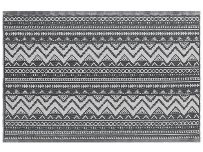 maison tapis gris tribal lavable tapis geometrique interieur exterieur tapis facile a nettoyer flatweave mat