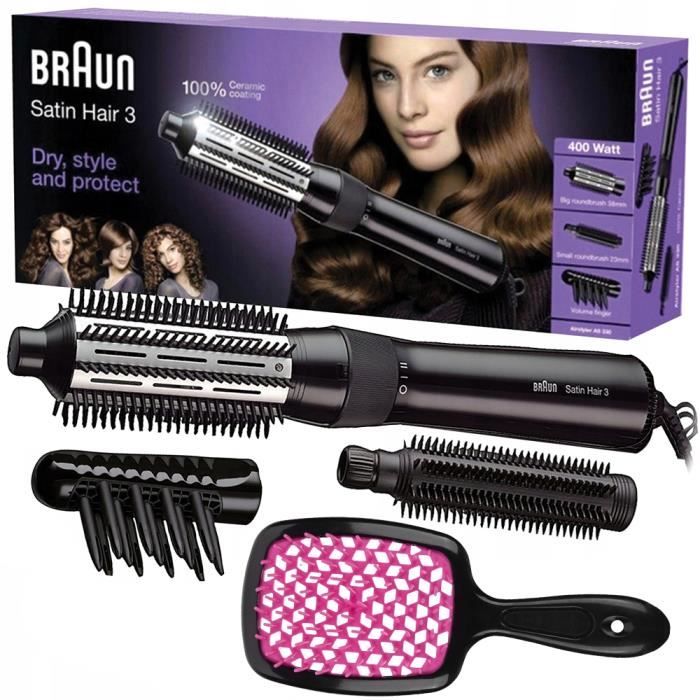 Fer à boucler Satin Hair 3 de Braun + brosse