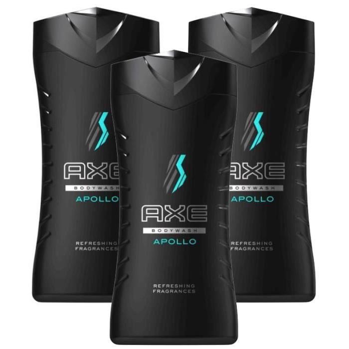 AXE Gel Douche Apollo 250ml (Lot de 3) Cdiscount Au quotidien