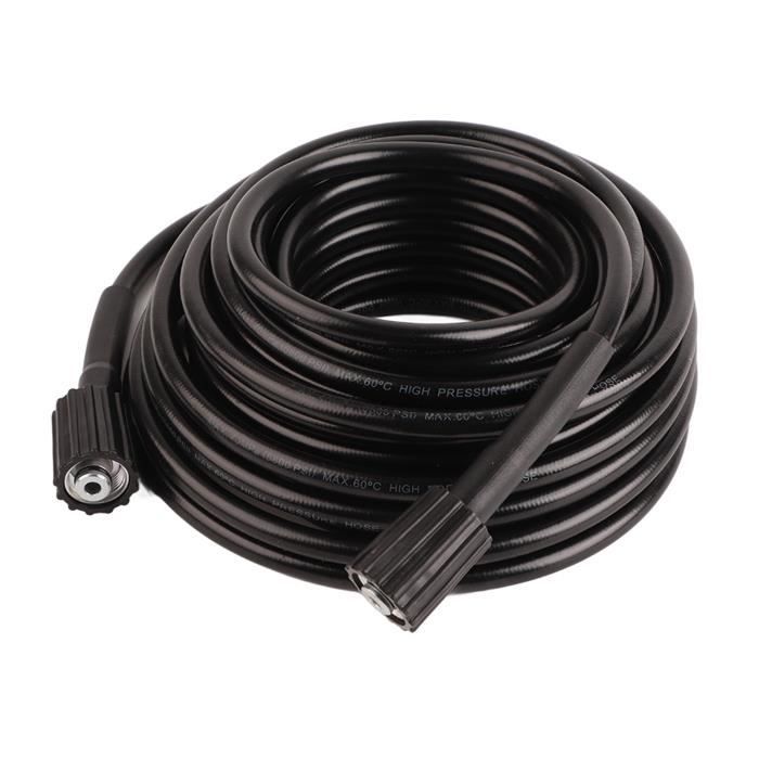 Tuyau Extension Nettoyeur Haute Pression NCONCO - 20m - Raccord M14/M22 - Pour Lavage Voiture Et Jardin