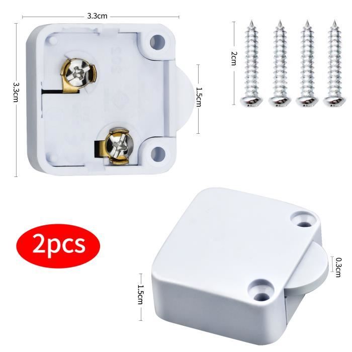 Interrupteur Automatique Pour Porte De Placard - Allume La Lumière à L'Ouverture, 6 Pièces