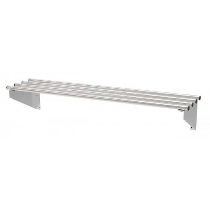 Etagère Murale Tubulaire Inox - Profondeur 300 - Combisteel - l1500- L1- P300- h225- Inox