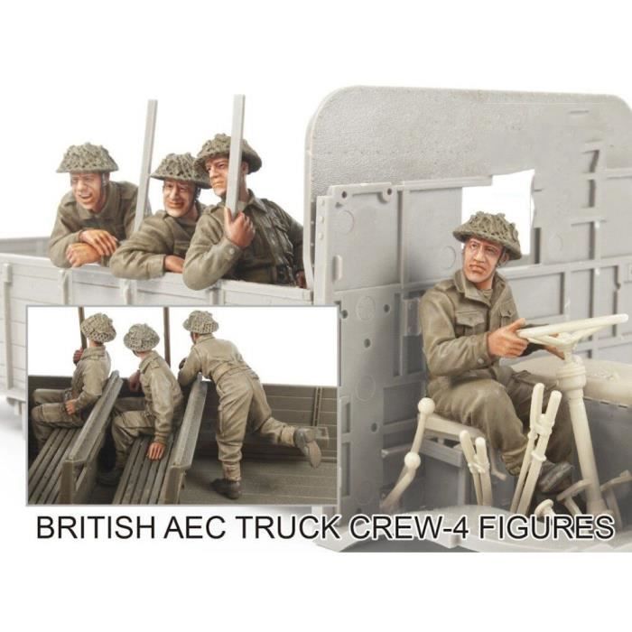 Miniature Raid PVP Gasoline 1/48 - Camion Blindé + 2 Sets De Figurines + Écusson - Maquette