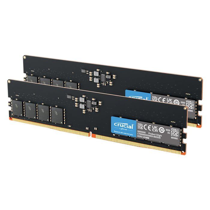 RAM DDR5 – Crucial – 64Go Kit (2x32Go) – 5600MHz – Non ECC – UDIMM