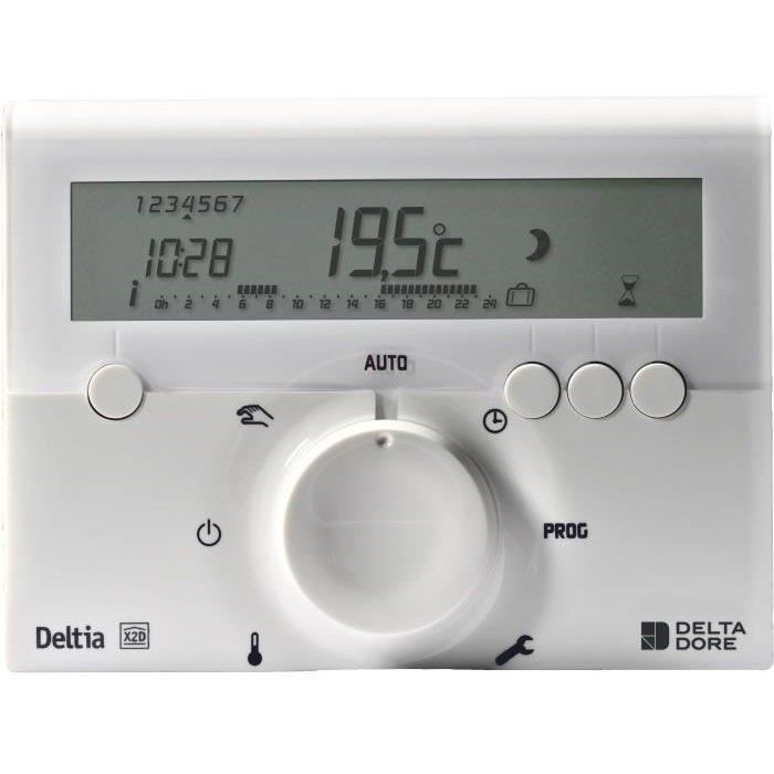 Thermostat Programmable Sans Fil Delta Dore Deltia 8.03