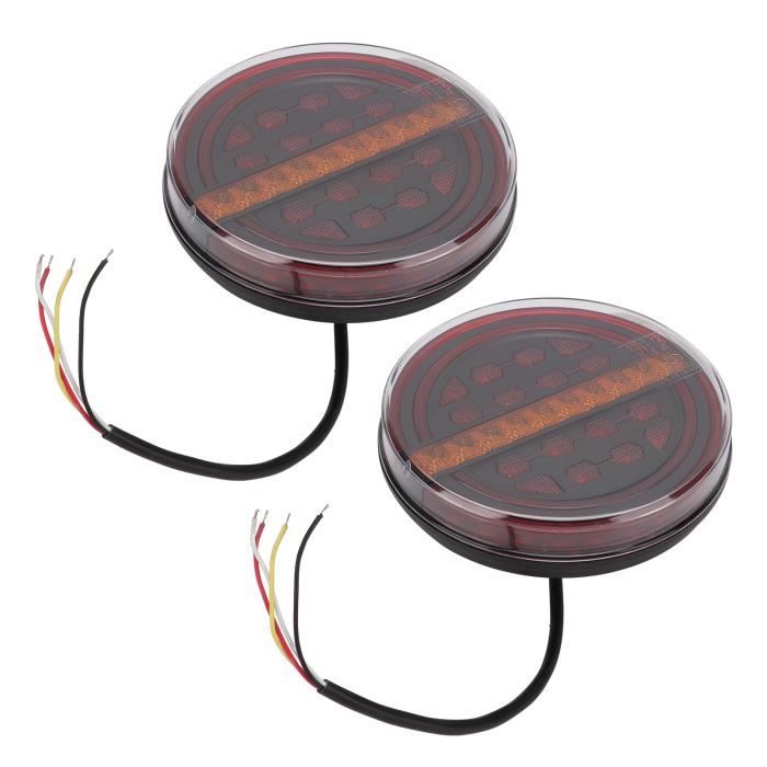 2 Feux De Jour LED Clignotants Dynamiques Ambre - Compatible VW Tiguan MK2 Et Touareg MK3