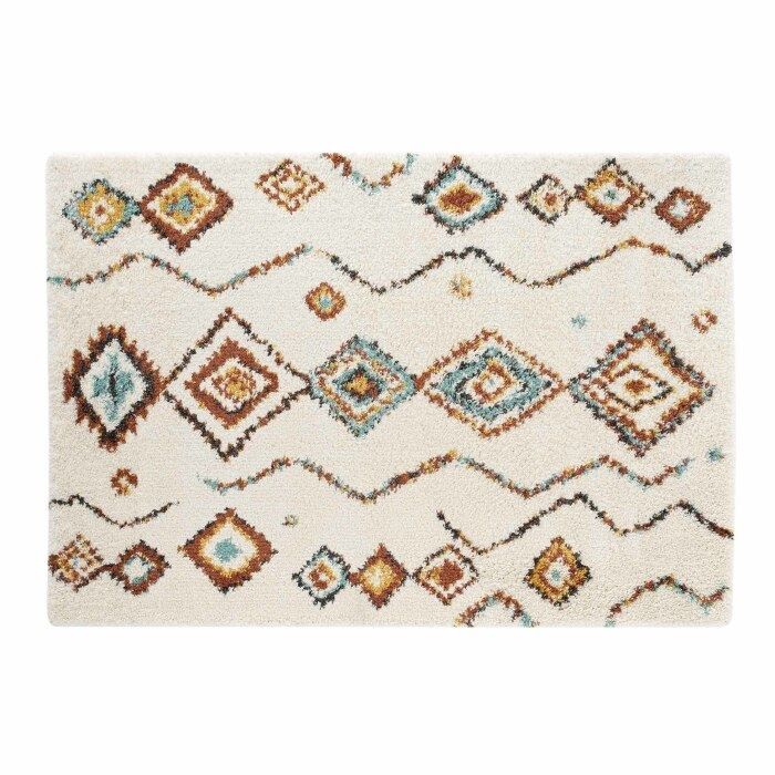Tapis rectangle 160x230cm vasco beige - Taille: 160x230cm - Coloris: Beige