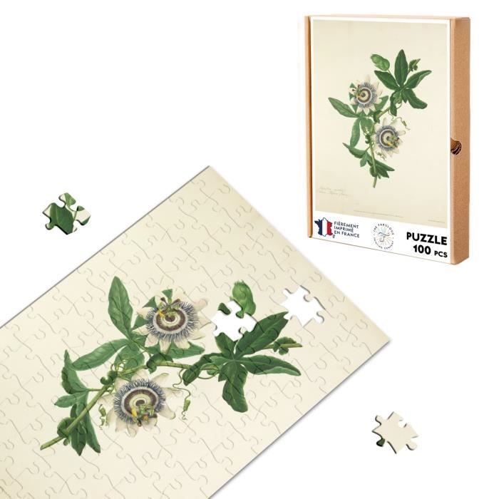 Puzzle Classique 100 pièces Passiflora caerulea Planche Illustration  Botanique Ancienne Fleur Exotique - Cdiscount Jeux - Jouets