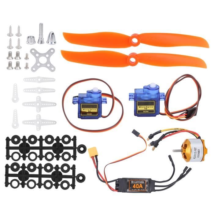 Fdit Ensemble ESC pour moteur RC 1/10 Moteur sans balais étanche 4 pôles RC 3650 2300KV avec Fdit Ensemble ESC pour moteur RC 1/10 Moteur sans balais étanche 4 pôles RC 3650 2300KV avec