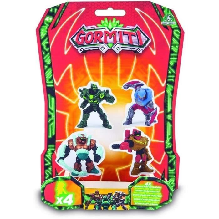 Giochi Preziosi Gormiti Series 2 Pack de 4 5 cm de jouets assortiment al atoire multicolore GRE08000