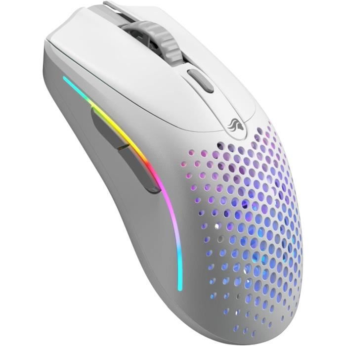 Glorious Model O 2 Mini Gaming sans Fil 57g Ultra légère210 h de Batteriesans Fil 24 GHz et Bluetooth 5.2