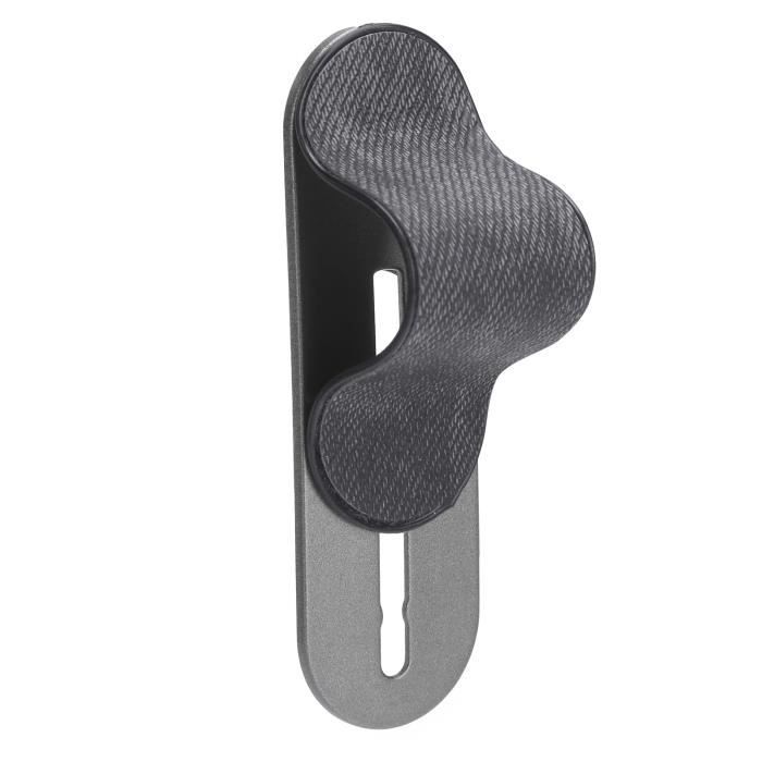 Support Et Grip Téléphone Extensible TOEECY Forme Fleur - Poignée Antidérapante Noir