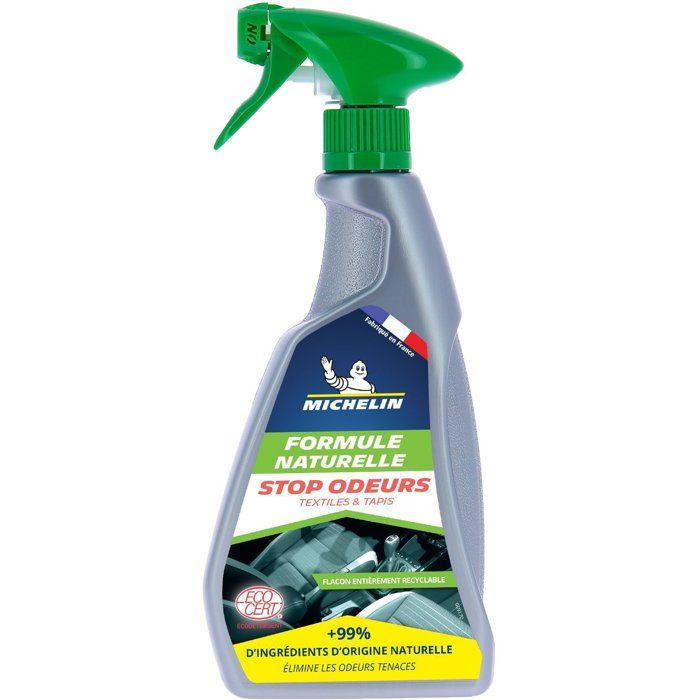 Stop-Odeurs Michelin 500ml – Formule Naturelle pour Textiles et Tapis
