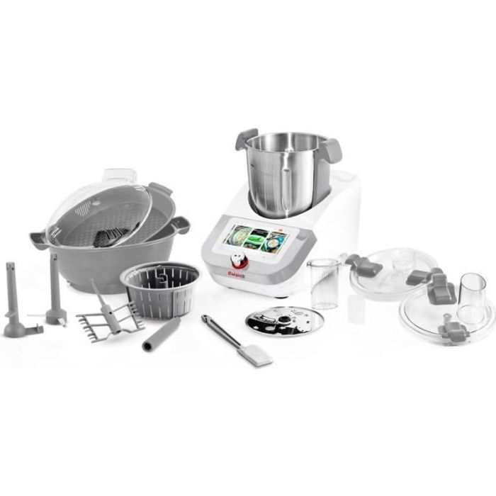 Robot Cuiseur Multifonction Connecté 1400w 12 Vitesses Et Ecran Tactile