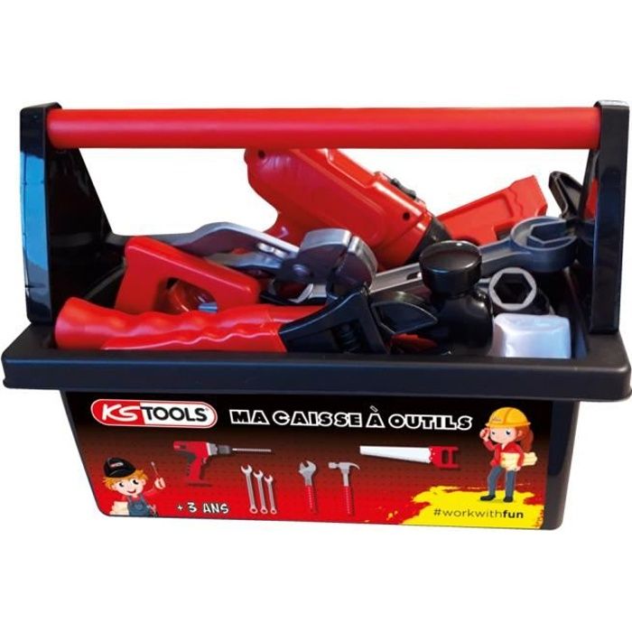 Caisse à outils pour enfants - KS TOOLS - Réf. 100093