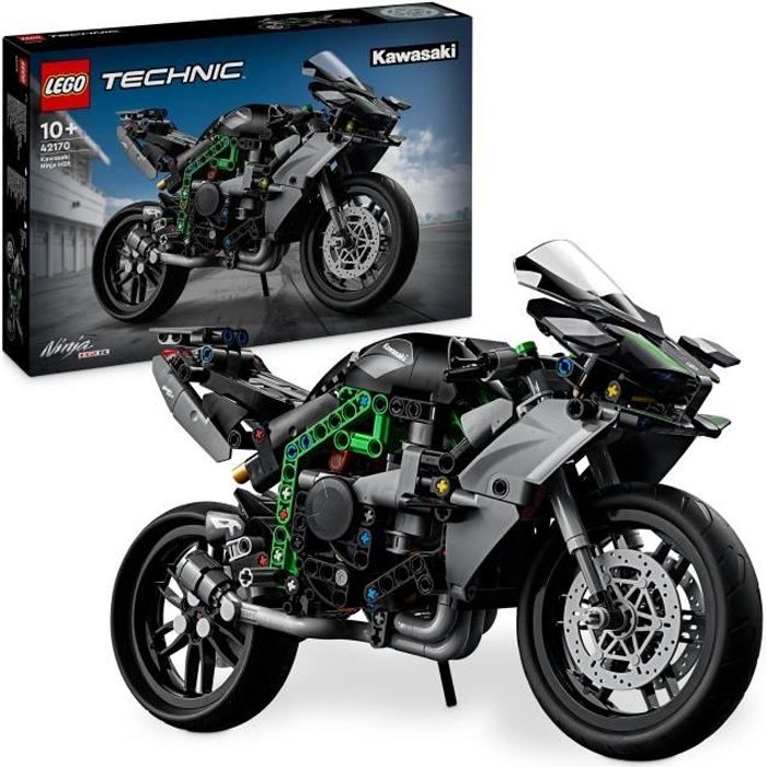 LEGO Technic 42170 La Moto Kawasaki Ninja H2R, Idée Cadeau pour Enfants