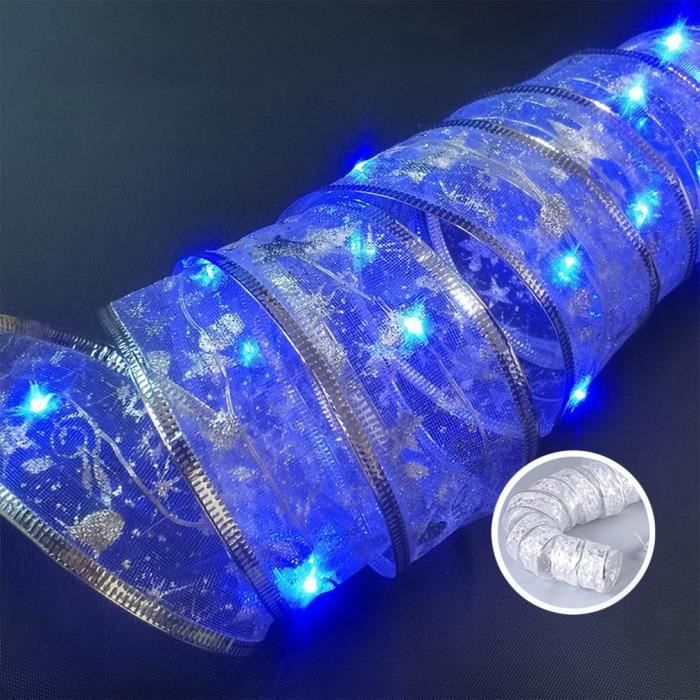 Guirlande lumineuse à ruban, noël, décoration DIY, 4m 40LED, ruban
