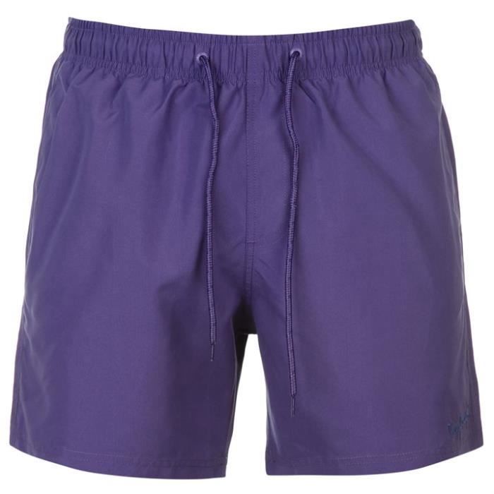 short de bain violet