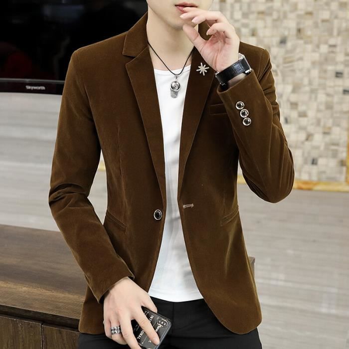Veste de costume marron discount
