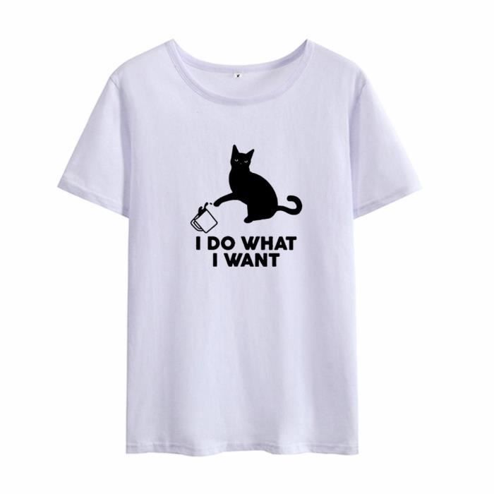 Mignon Petit Chat Graphic Tee Shirt Femme Drole Lache T Shirt Manches Courtes En Coton Imprime Les Femmes Perdent Occasionnel White Cdiscount Pret A Porter Mignon Petit Chat Graphic Tee Shirt Femme Drole Lache T Shirt Manches Courtes En Coton Imprime Les Femmes Perdent Occasionnel White Cdiscount Pret A Porter