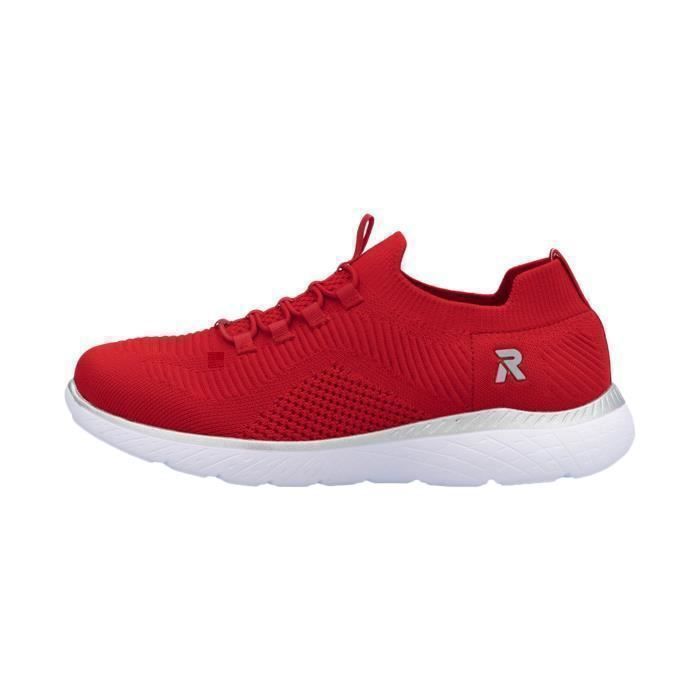 Rieker Basket à Lacets Rieker Knitup - Flamme