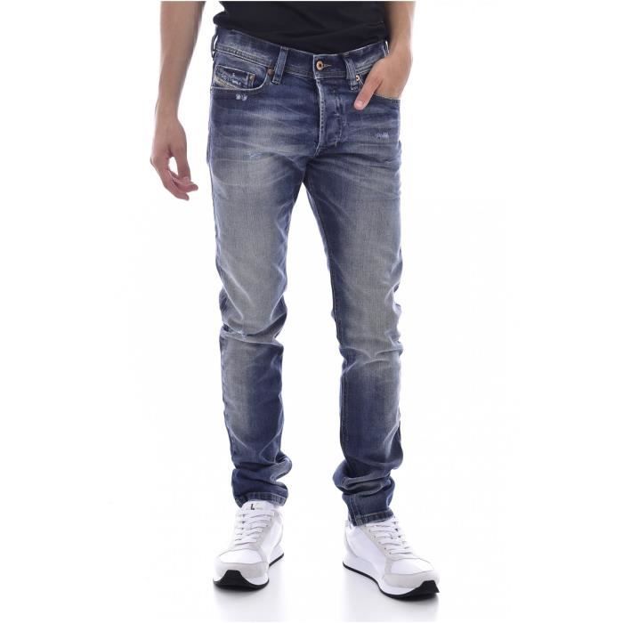 Jean slim stretch - Homme - Diesel - Bleu