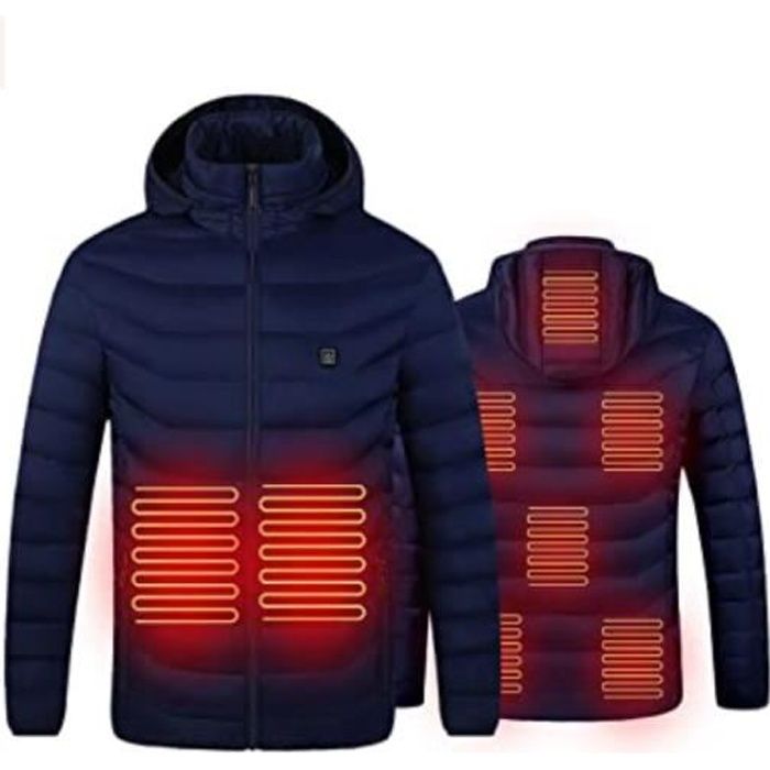 Manteau De Ski Ski Chauffante À Capucheveste Chaude 3 Niveaux Chauffageinterface Veste Doudoune Femme