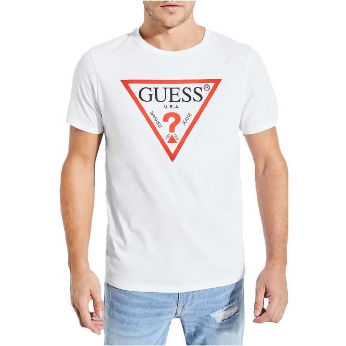 Tee shirt iconique en coton - Guess jeans - Homme
