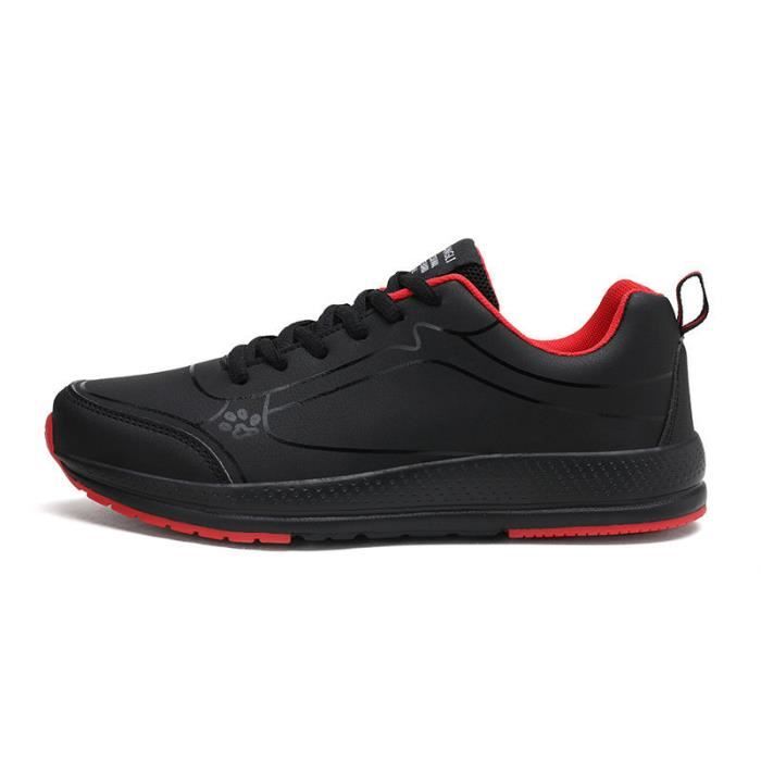 KIANII Chaussures de sport classiques pour hommes Personnalité Semelle épaisse simple Chaussures à coussin dair résistantes à lusure