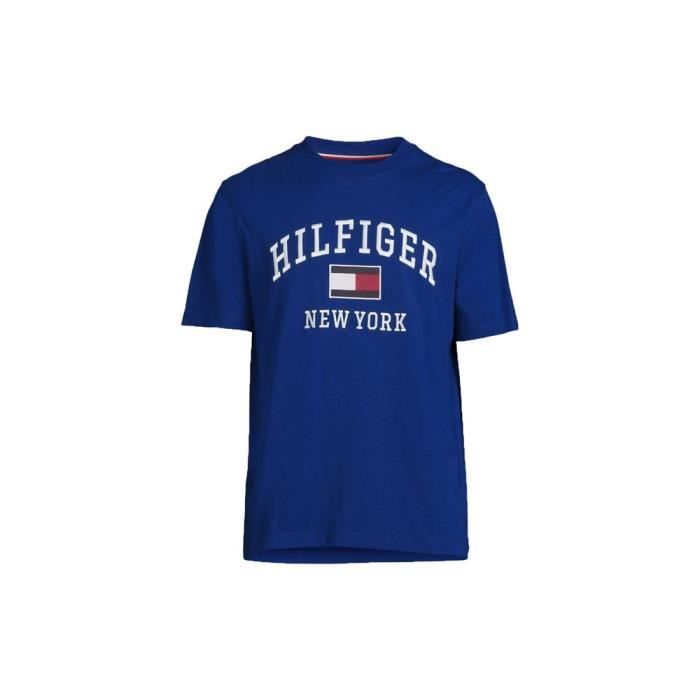 Tee shirt tommy discount hilfiger homme bleu marine