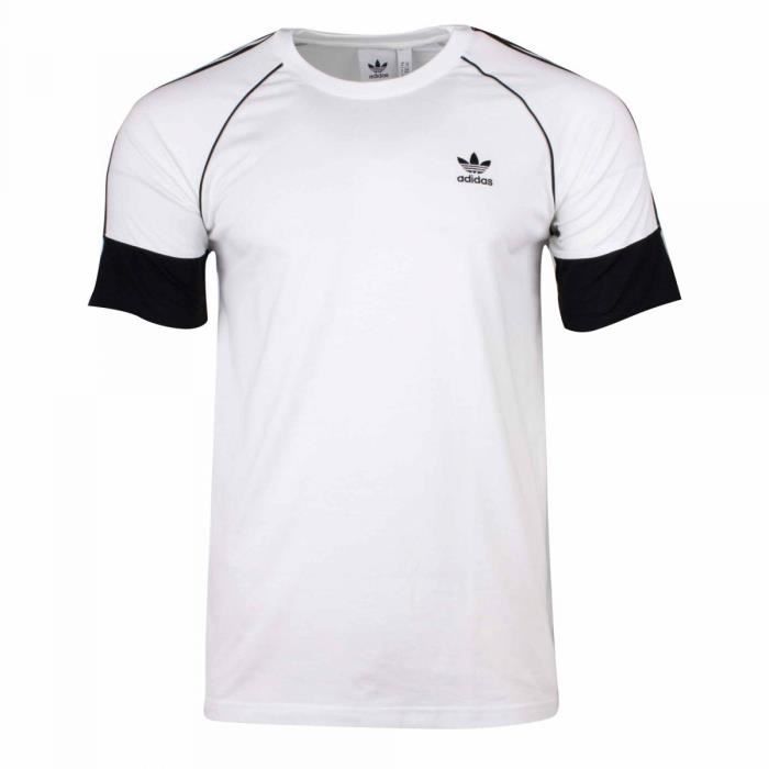 Tee shirt homme ADIDAS ORIGINALS - Blanc - Manches courtes - Respirant Blanc  - Cdiscount Sport