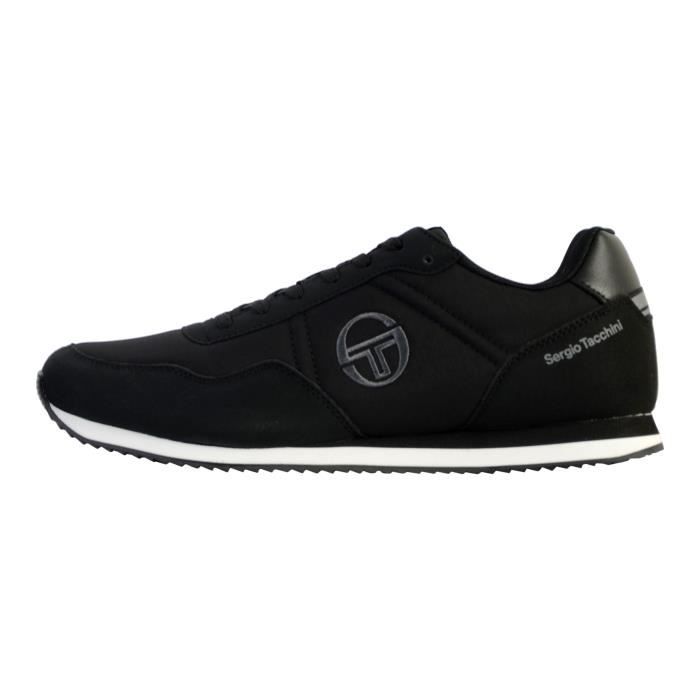 Basket Basse à Lacets Sergio Tacchini Nantes Noir Cdiscount