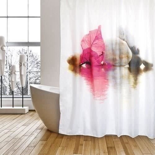 Rideau de douche Bornéo en polyester - 180 x 200 cm - MSV