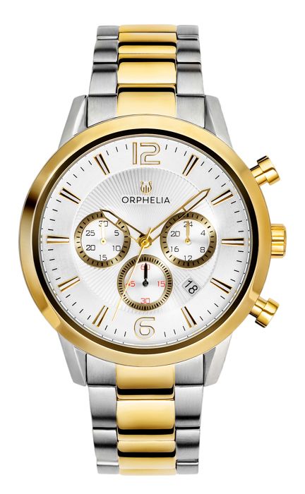 ORPHELIA - Montre Hommes - Quartz - Chronographe - Bracelet en Acier inoxydable - Multicolore - OR82809