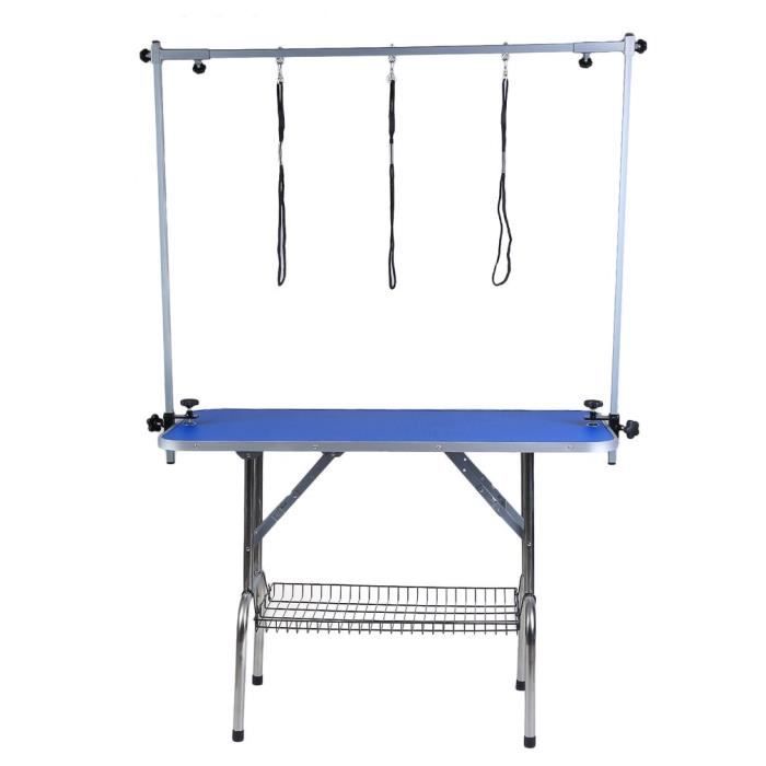 Table Toilettage Pour Animaux Chiens Chats Avec 3 Potences 44 Gt