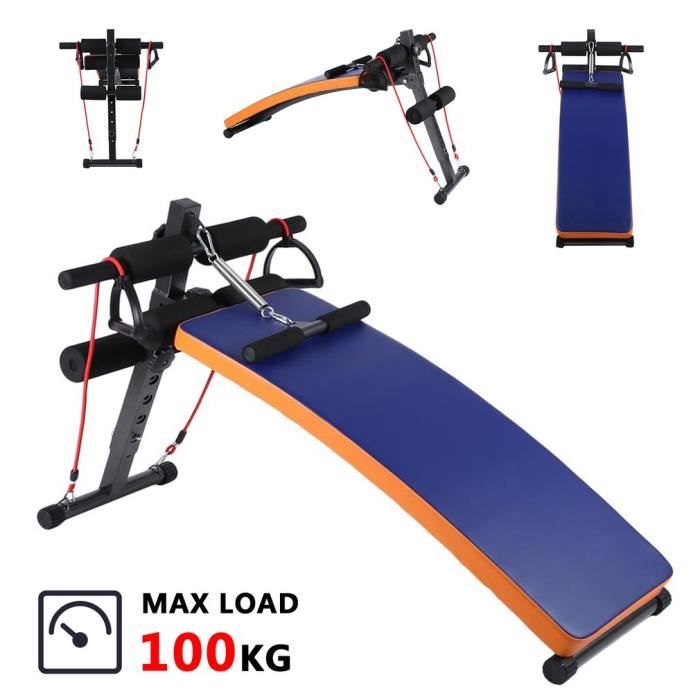 Banc Abdominal Home Gym Max Charge 100 Kg Pour Musculation Et