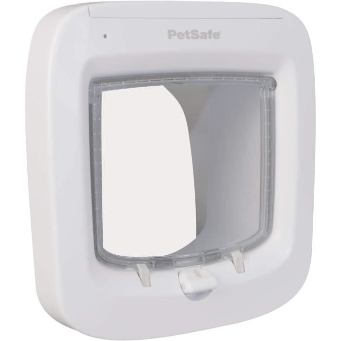 Comparer les prix de PetSafe Porte pour chat à puce électronique, accès sélectif pour votre chat, empêche les étrangers d'entrer, chats jusqu'à 7 kg.