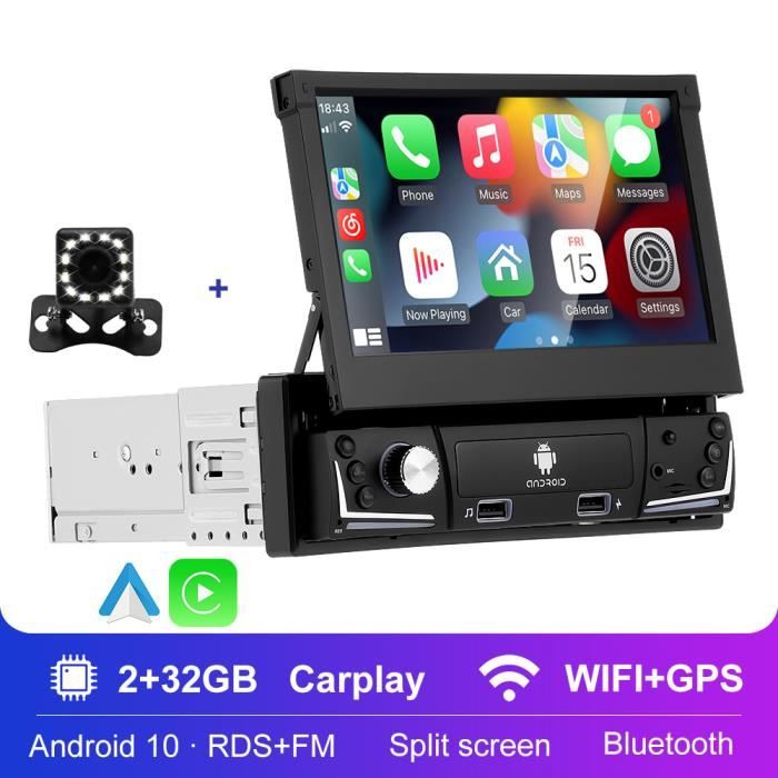 1 Din Auto Radio Android MP5 Lecteur Multimédia 1 Din Autoradio Vidéo GPS  IPS Navigation WiFi Bluetooth Lien Miroir Du 70,87 €
