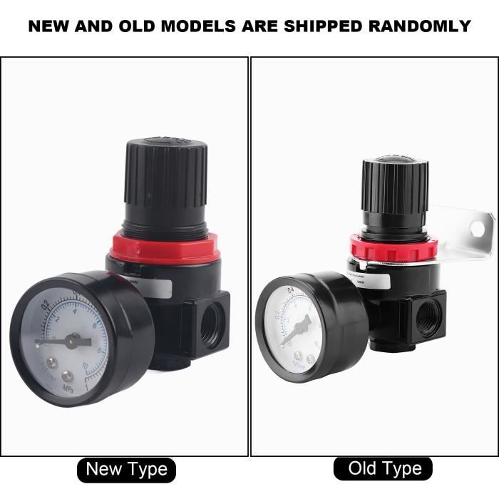 COMPRESSEUR D'AIR VANNE De Pression Commande Collecteur Régulateur Jauges Outil EUR 25,19