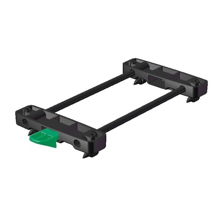 Tubus Adaptateur Snap-IT 2.0 – Fixation Rapide Pour Porte-Bagages Racktime – Charge 12 Kg, Noir, Sans Serrure