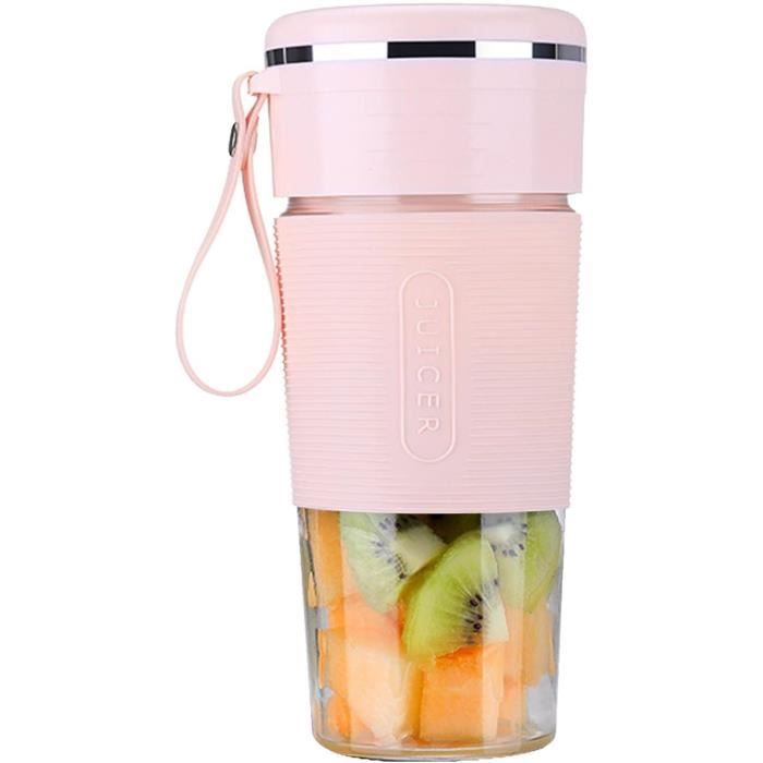Mixeur-extracteur Sans Fil Portable - 450ml, 12 Lames Inox, écran LED, 3 Vitesses, Parfait Pour Smoothies, Maison, Voyage