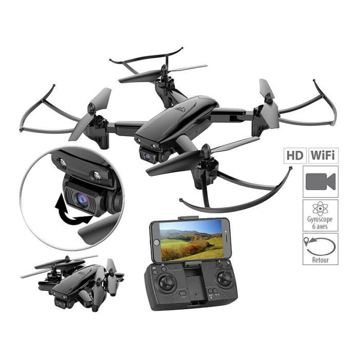 Drone - SIMULUS - GH-35.fpv - Caméra HD 1280x720 - Pliable - 8 min autonomie Drone - SIMULUS - GH-35.fpv - Caméra HD 1280x720 - Pliable - 8 min autonomie