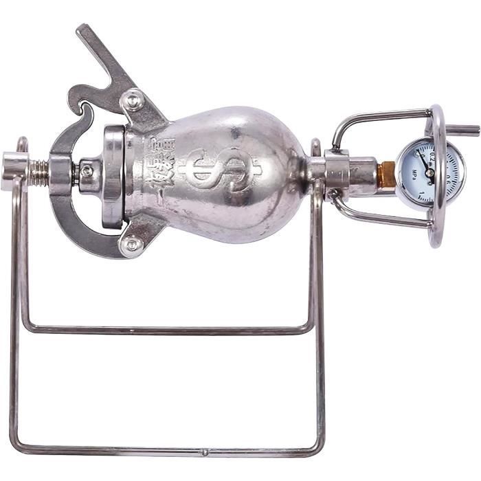 Machine à Popcorn Vintage Chinoise - Acier Inoxydable 304, Chauffage Manuel - Capacité 360ml - Pour Cinéma Maison