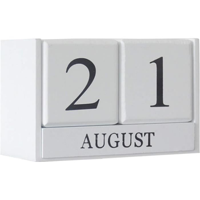 Calendrier décoration date maison affichage bureau bureau Vintage décor